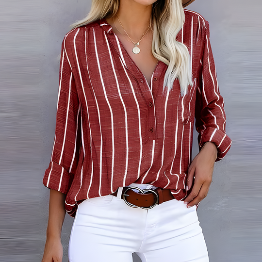 EB | Modische Bluse für Damen Gestreift
