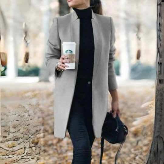 EB | Damen Stehkragen Mantel - Winter