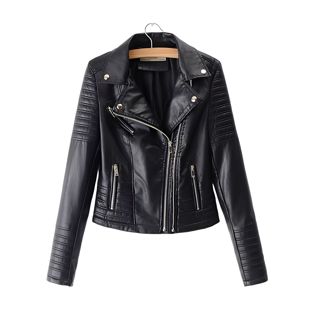 EB | Moderne, schmale Damenlederjacke