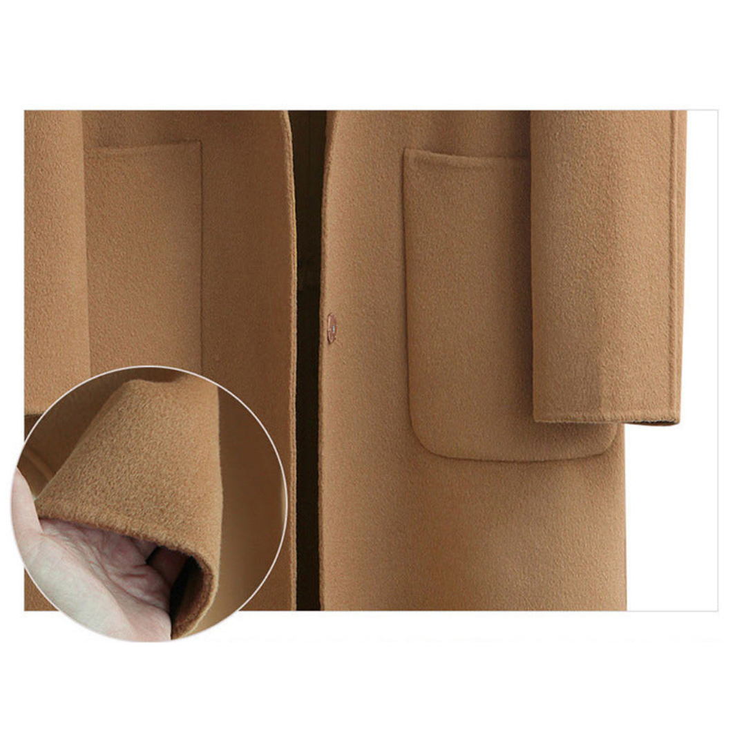 EB | Klassischer Winter Trenchcoat Für Damen Lang