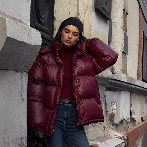 EB | Damen-Winterjacke mit abnehmbarer Kapuze