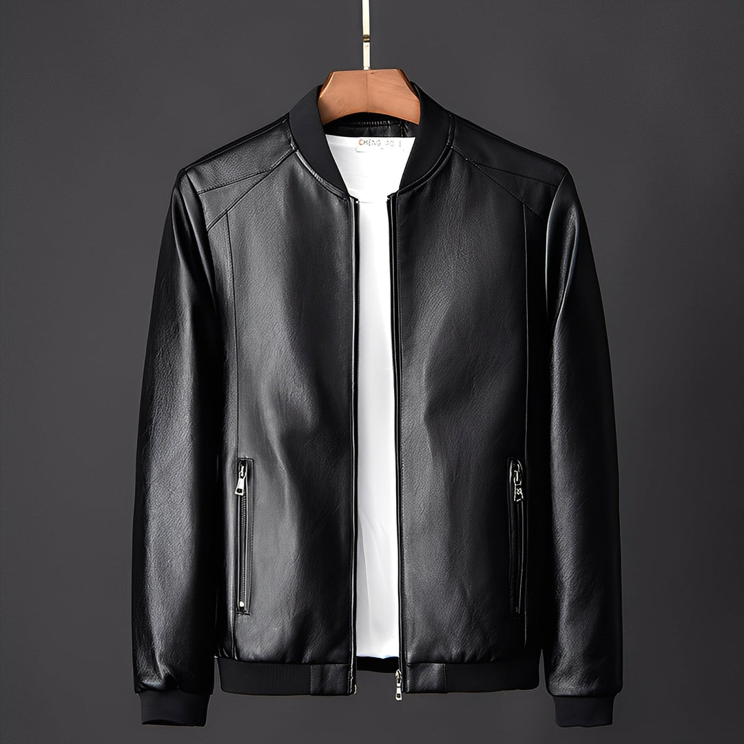 EB | Stylische Biker-Lederjacke für Männer