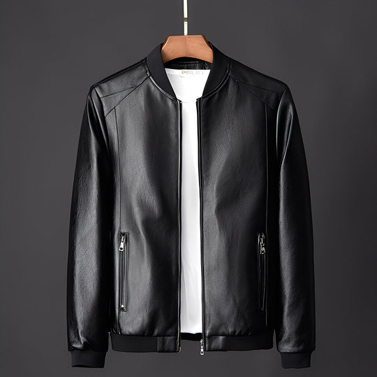 EB | Stylische Biker-Lederjacke für Männer