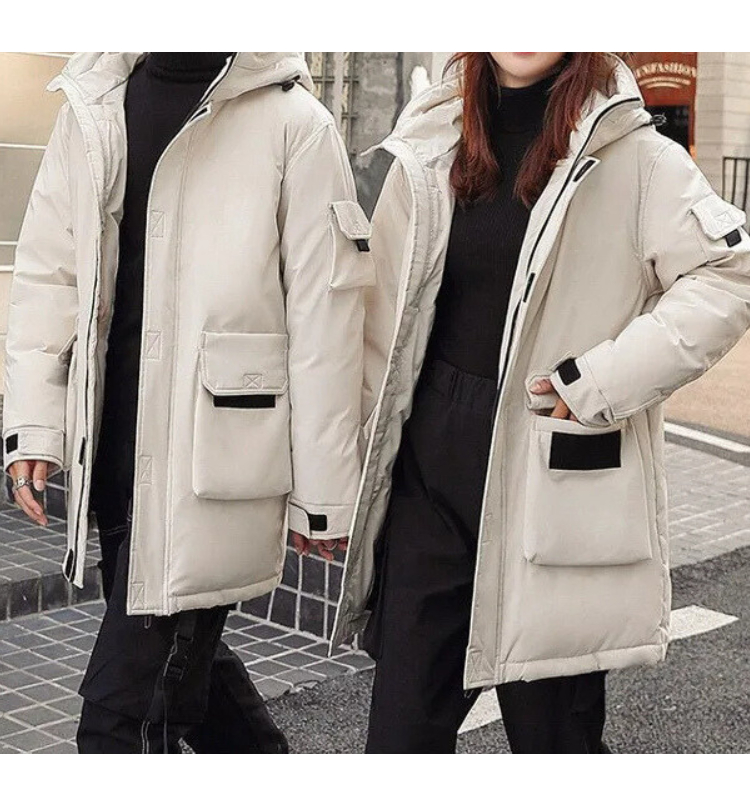 EB | delige winterparka set - isolierte Jacke mit Kapuze für Damen