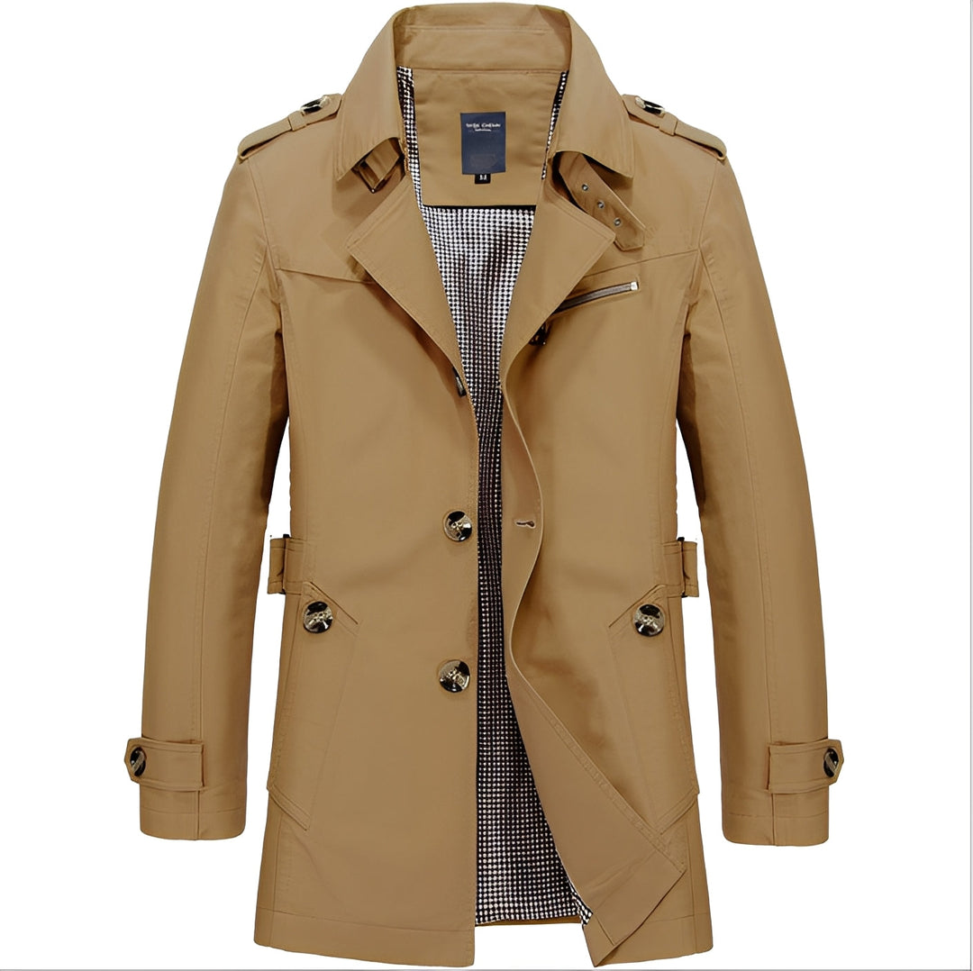 EB | Eleganter Windbreaker Trenchcoat für Männer