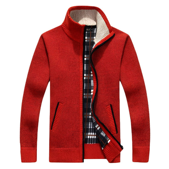 EB | Stylischer Cardigan mit weichem Fleece-Futter für Männer