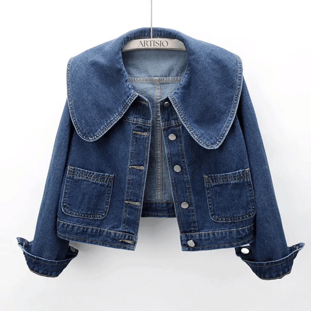 EB | Damen Denim Jacke mit Matrosenkragen