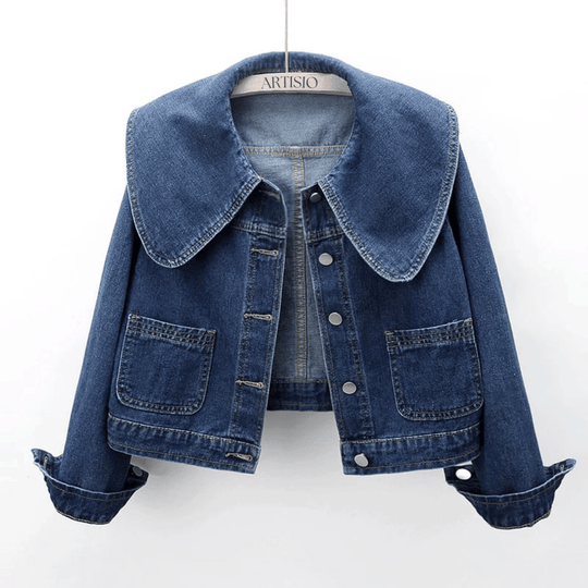 EB | Damen Denim Jacke mit Matrosenkragen