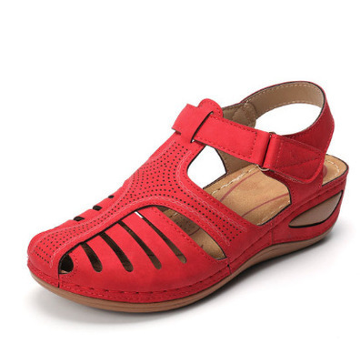 Khaki Leder SommerkomfortSandalen EB