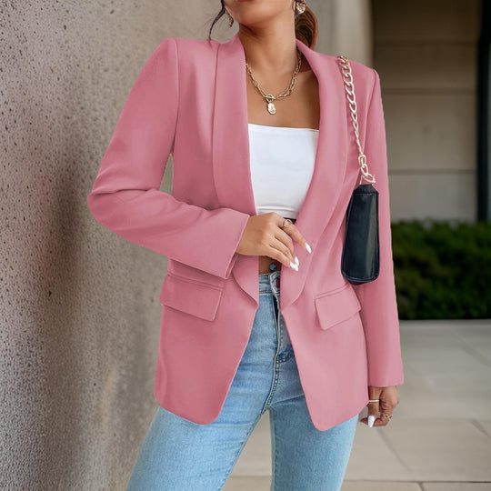 EB | Stylischer Damenblazer Aus Polyester-Baumwolle