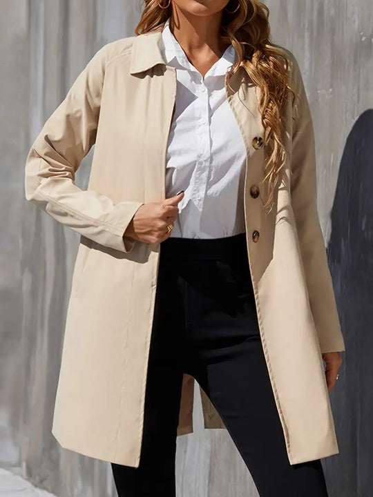 EB | Damen Trenchcoat mit Taillengürtel
