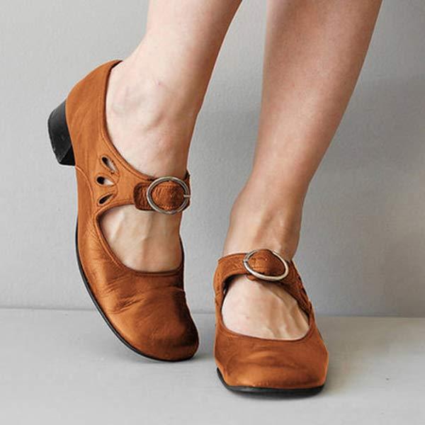 Klassische orthopädische Schuhe mit runder Spitze EB