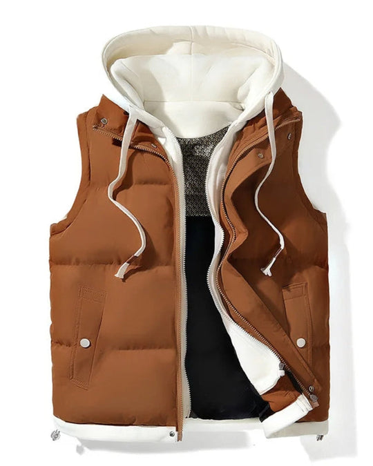 EB | Softshell Gestepptes Kapuzenwesten