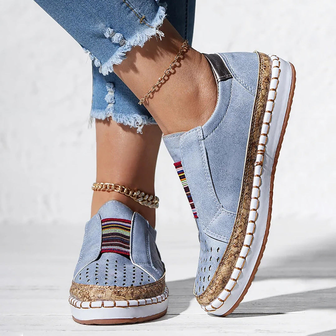 Retro flache Freizeitschuhe EB