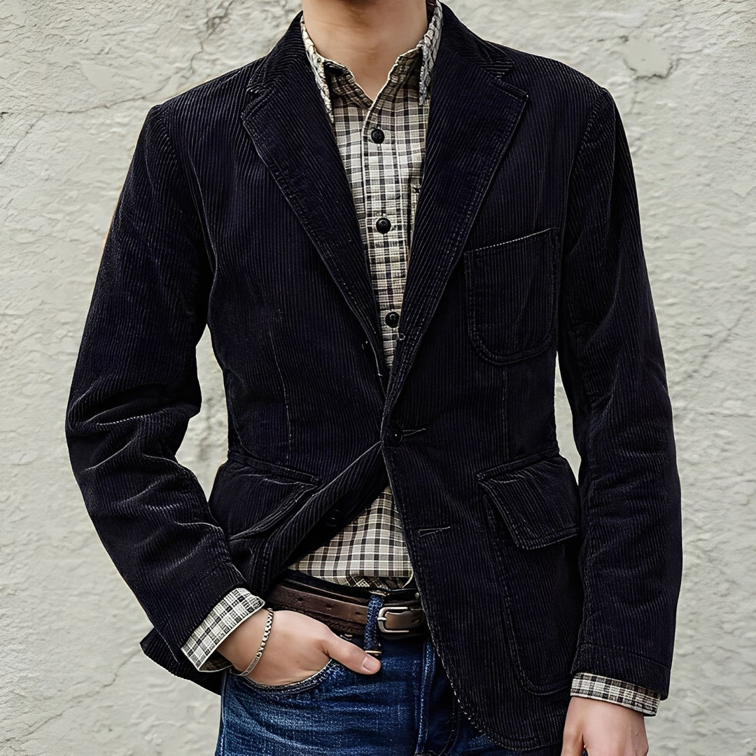 EB | Legere Wolljacke mit Taschen für Herren