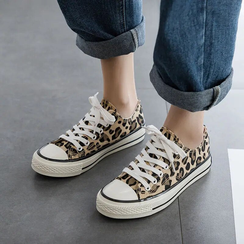 Stylische Leopard Damen Sneaker - Savannah EB
