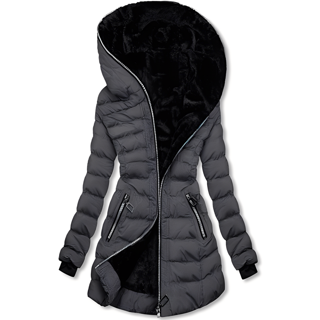 EB | Moderne Damen-Winterjacke mit Kapuze