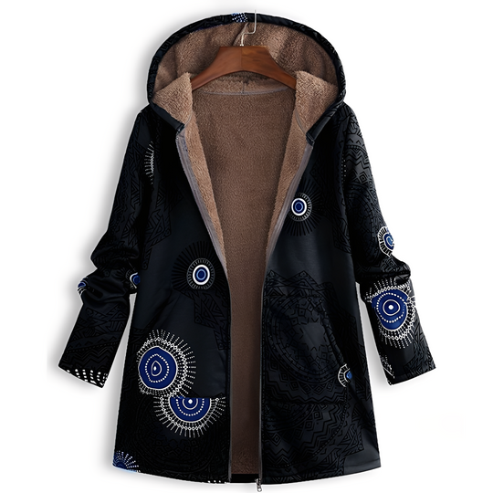 EB | Vintage-Jacke mit Muster für Damen