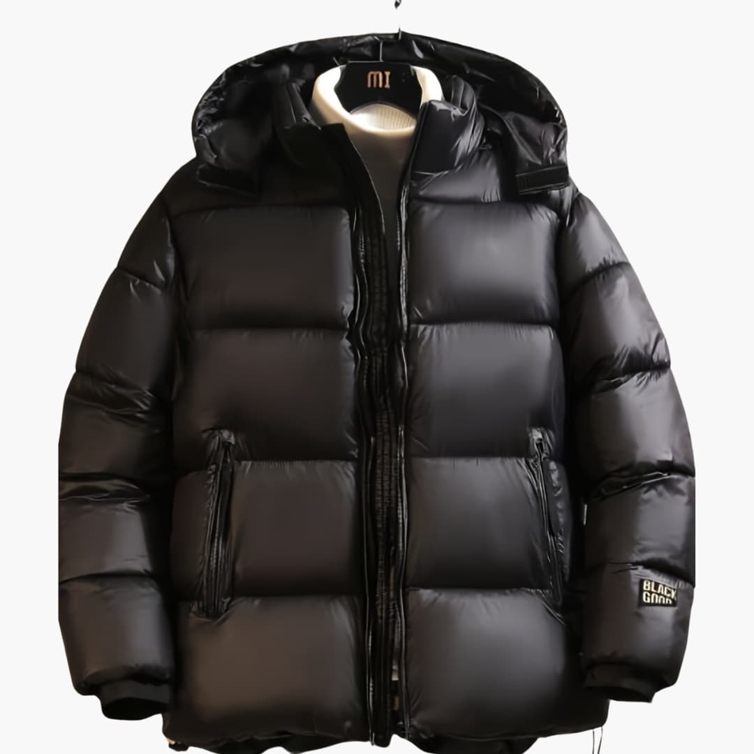 EB | Lässige Winterjacke für Männer Dick Warm mit Kapuze