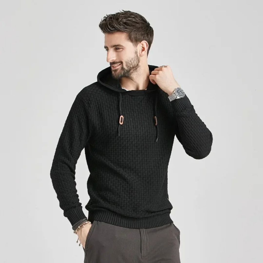 EB | Kapuzenpullover Kariert - Moderner Freizeit-Hoodie für Alltag und Sport