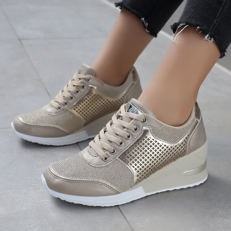 Damen Wedge-Heels mit Schnürverschluss EB