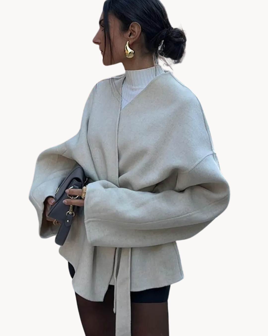 EB | Taillierte Damenjacke mit Schickem Gürteldesign