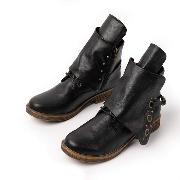 EB | Bequeme Rutschfest Seitenreißverschluss Stiefelette
