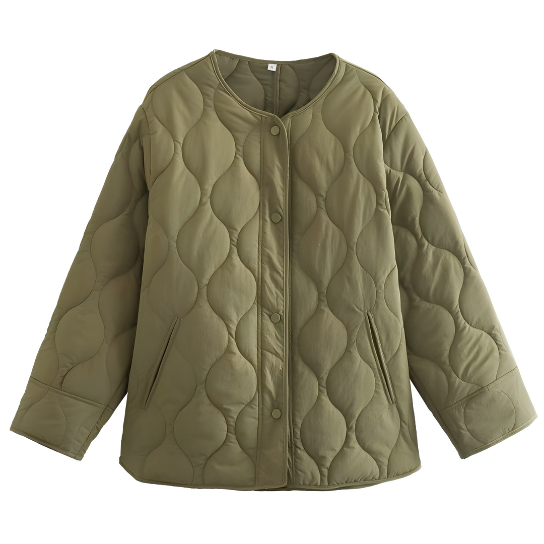EB | Stylische, lockere, einreihige Jacke für Frauen