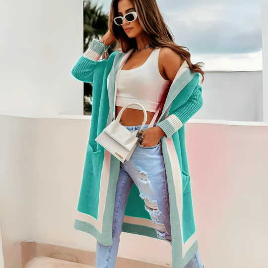 EB | Strick Damenjacke mit Kapuze