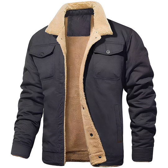 EB | Freizeitjacke aus Fleece-Twill für Herren