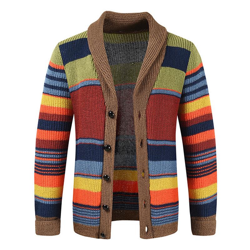 EB | Farbblockdesign Rollkragenpullover