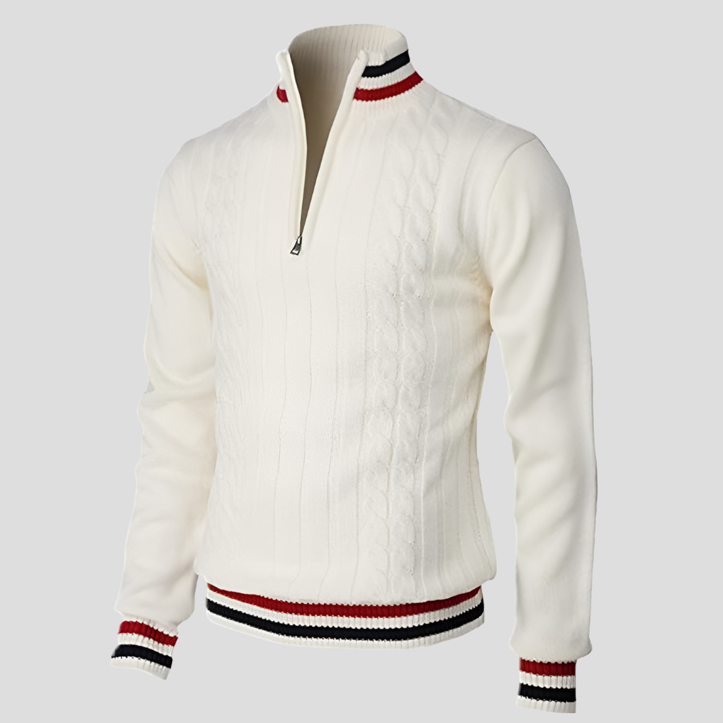 EB | Stilvolle Reißverschluss-Strickjacke für Herren