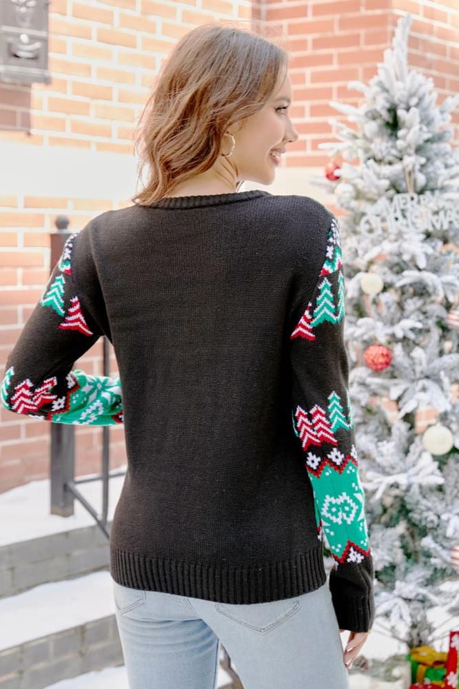 EB | WEIHNACHTS-DINOSAURIER STRICKPULLOVER