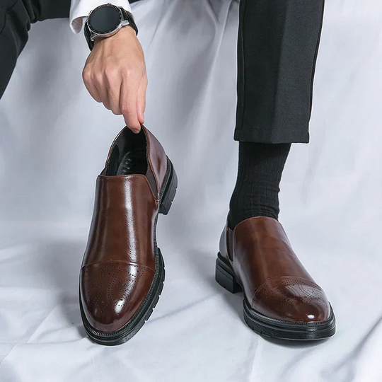 EB | Elegante Herrenschuhe Klassische Slipper Anzugschuhe mit Eleganter Verarbeitung