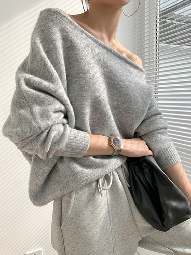 EB | Pullover Asymmetrisch für Damen Warm