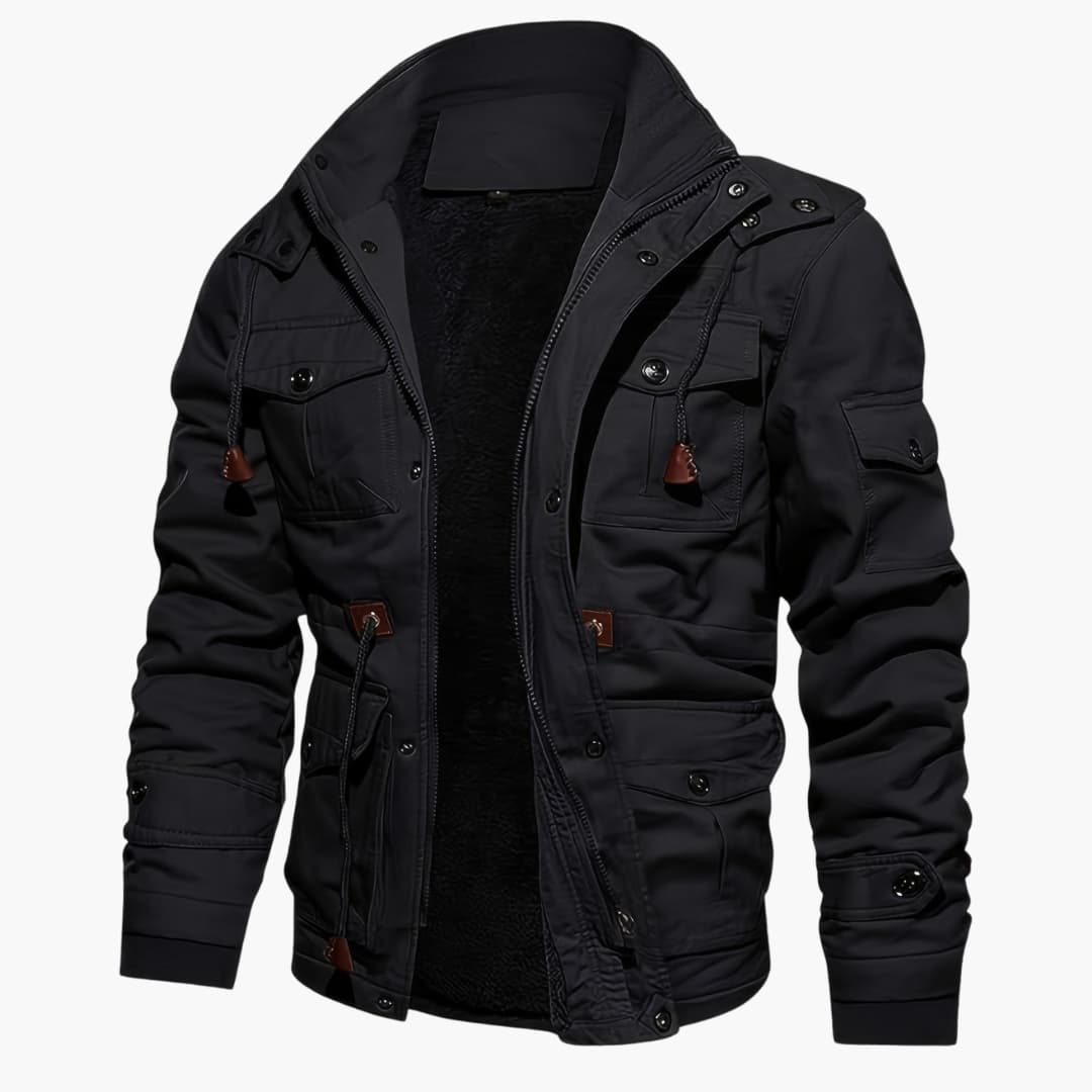 EB | Warme Fleecejacke mit Taschen für Herren