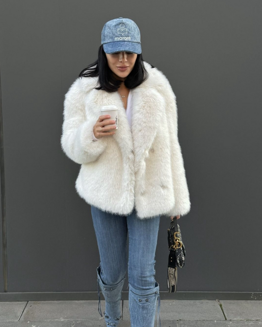 EB | Luxuriöser Kunstfell-Wintermantel für Damen