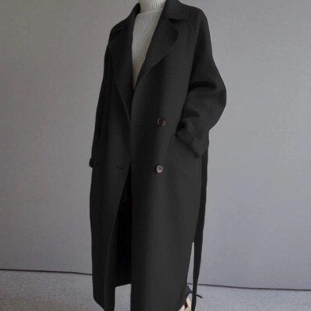 EB | Damen Warme Trench Mantel - Langarm