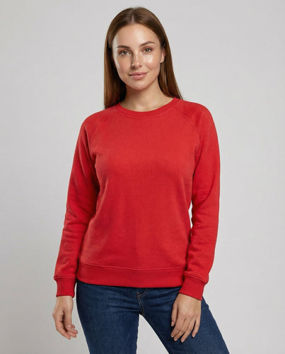 Bequemes Rundhals Sweatshirt Damen | EB