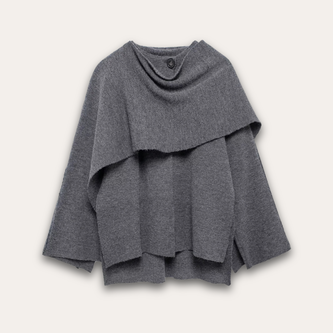 EB | Stilvoll Poncho-Pullover für Frauen