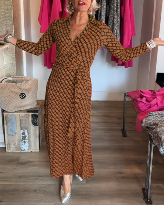 EB | Maxikleid mit V-Ausschnitt
