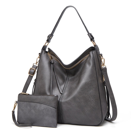 EB | Leder Tasche mit Großer Kapazität und Seitenfächern