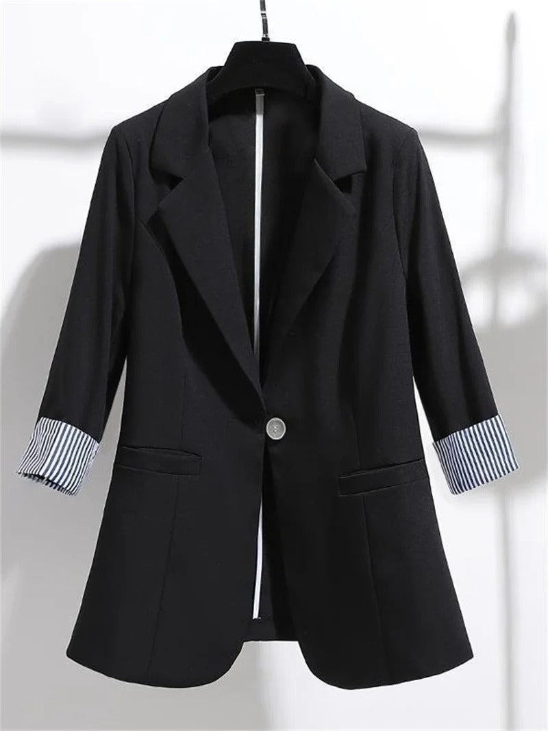 EB | Schlichte Jacke mit Dreiviertelärmeln für Damen