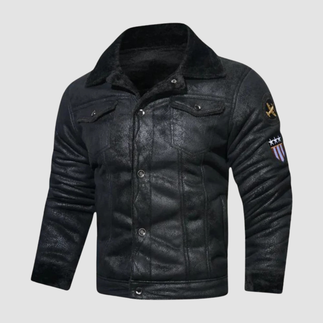 EB | Winter Bomberjacke mit Fleece-Futter und Pilotenstil