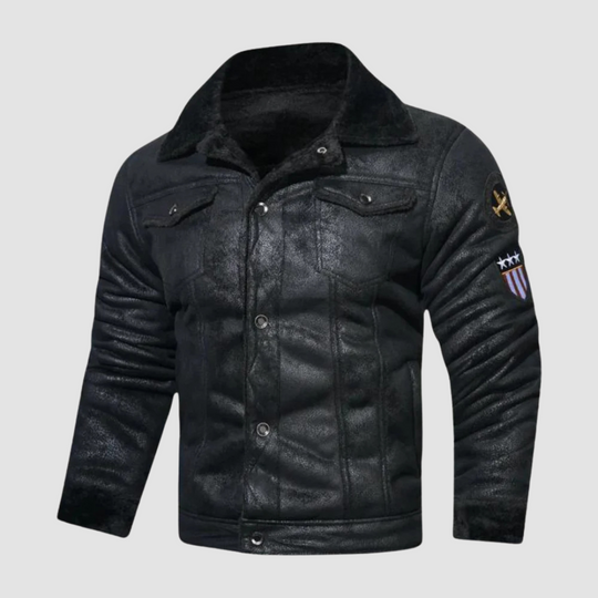 EB | Winter Bomberjacke mit Fleece-Futter und Pilotenstil
