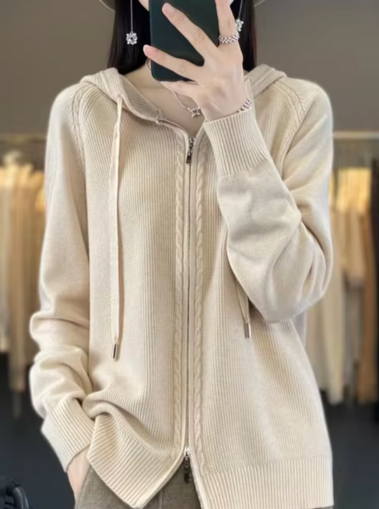 EB | Strickjacke mit Kapuze