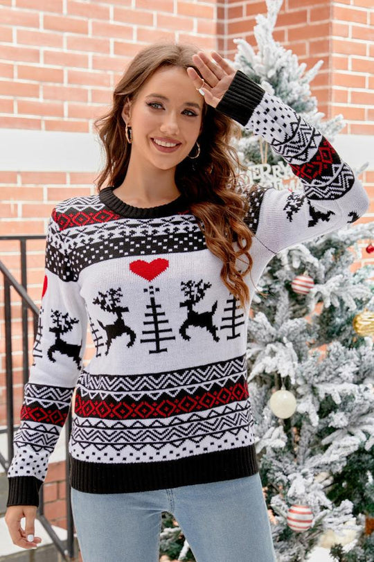 EB | Weihnachtsbär & Geweih Strickpullover