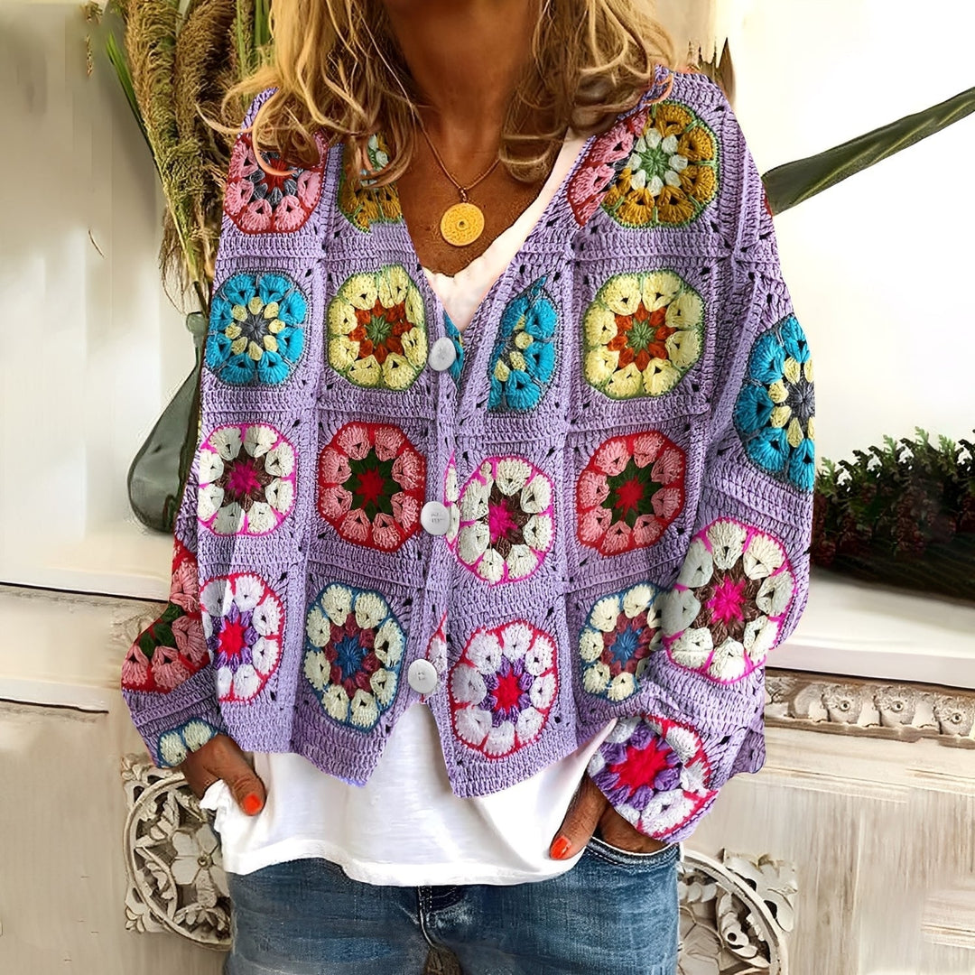 EB | Gemütlicher, weicher Damenpullover mit Muster