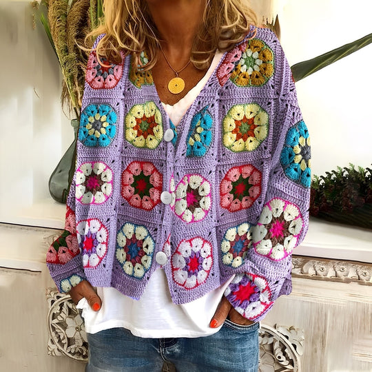 EB | Gemütlicher, weicher Damenpullover mit Muster