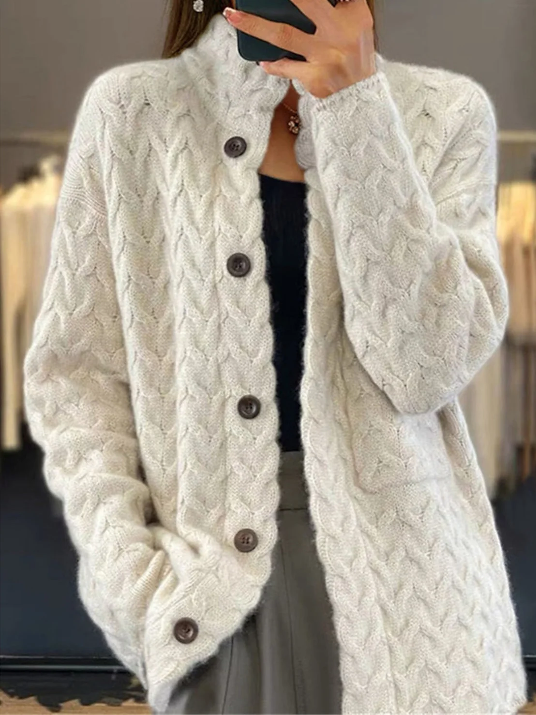 EB | Damen Cardigan Elegant und Lässig Komfort und Eleganz Im Alltag